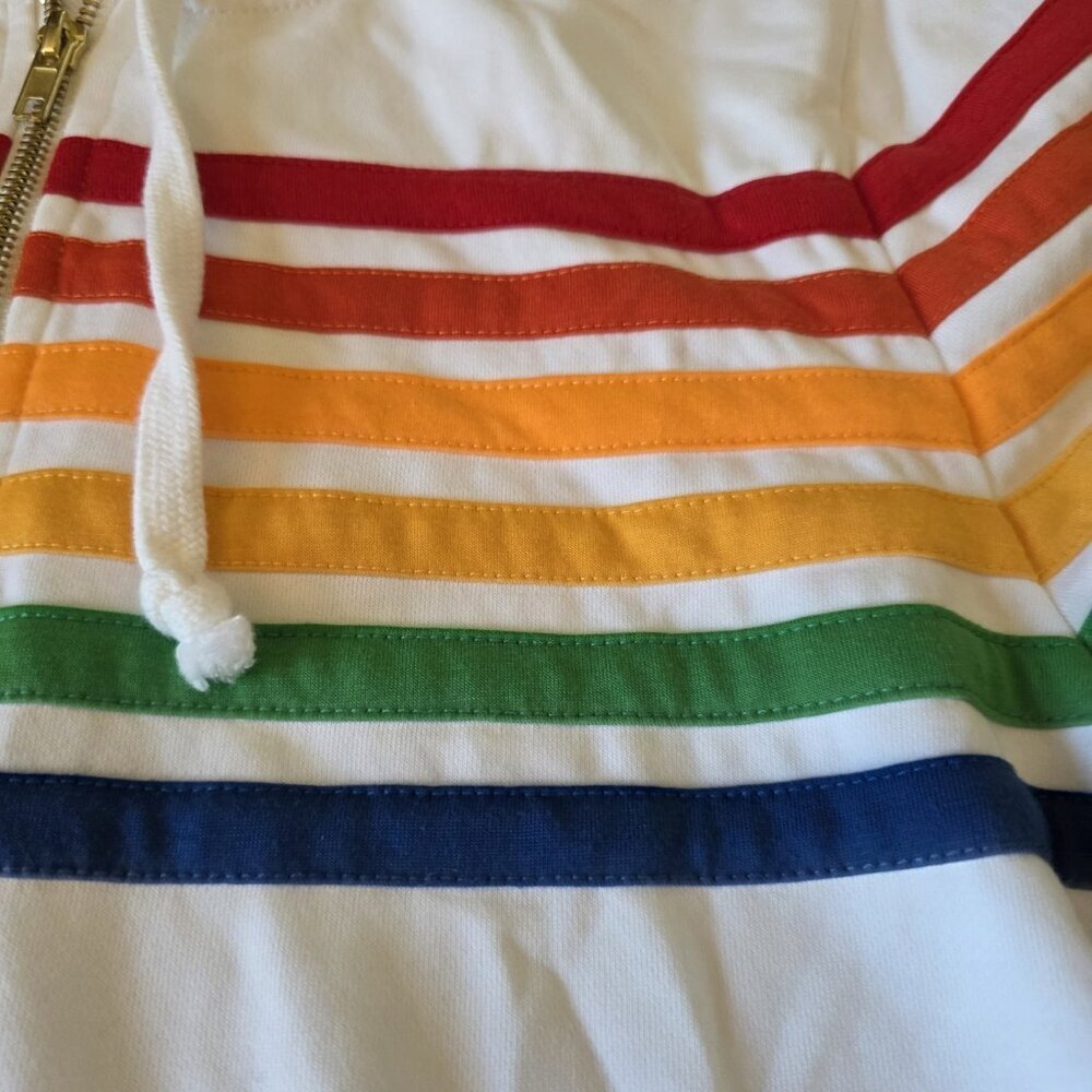 Coco + Carmen Hooded Sweatshirt With Six Stripes Unisex Size S/M - Picture 4 of 10